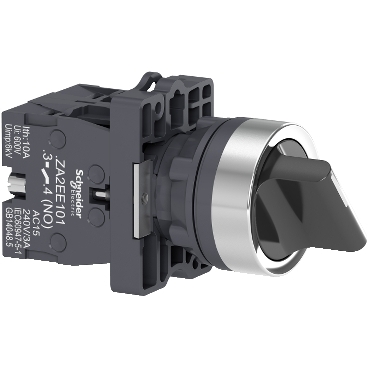 XA2ED33 - selector switch - Ø22 - standard handle - 3 positions - 2NO Schneider Electric