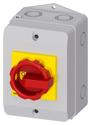 3LD2565-0TB53 | Siemens SENTRON 3LD2565‑0TB53 3‑Pole Switch Disconnector – 63 A, 22 kW, IP65 Rotary Isolator