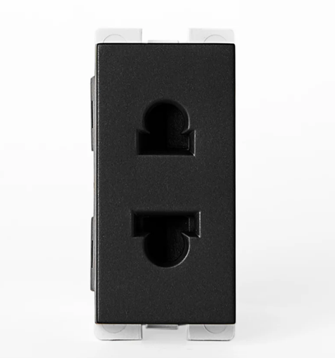 El Sewedy Blue Universal socket 16A Black