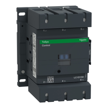LC1D150B7 | TeSys D contactor - 3P(3 NO) - AC-3 - <= 440 V 150 A - 24 V AC 50/60 Hz coil