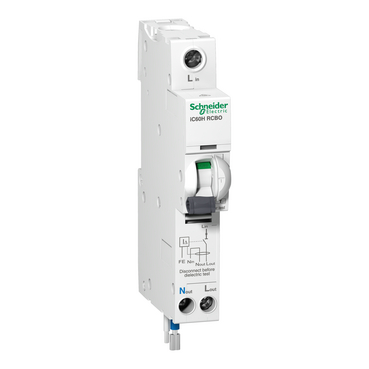 A9D11825 | iC60H - earth leakage circuit breaker - 1P + N - C curve - 25 A - 30 mA - 240 V