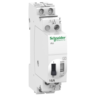 A9C30815 | impulse relay iTLI - 2P - 1NO+1NC - 16A - coil 110 VDC - 230...240 VAC 50/60Hz