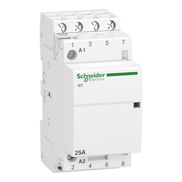 A9C20834 | Contactor iCT - 4 poles - 4 NO - 25 A - 220..240 V AC