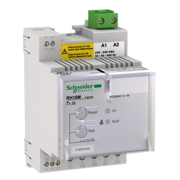 56193 | Earth-leakage relay RH99M with automatic reset - 0.03..30 A - 0..4.5 s - 240 V
