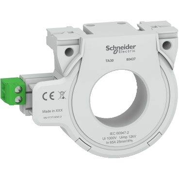 50437 | Closed toroid A type, for Vigirex and Vigilhom, TA30, inner diameter 30 mm, rated current 65 A