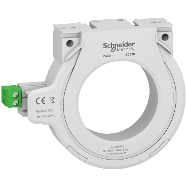 50438 | Closed toroid A type, for Vigirex and Vigilhom, PA50, inner diameter 50 mm, rated current 85 A