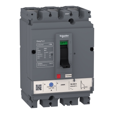 LV525332 | Easypact CVS - CVS250F TM200D circuit breaker - 3P/3d Schneider Electric