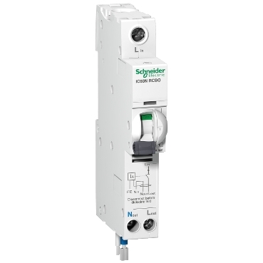 A9D11840 | iC60H - earth leakage circuit breaker - 1P + N - C curve - 40 A - 30 mA - 240 V  