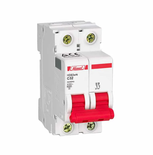 Himel Circuit breaker MCB-2Poles-16 A-10KA